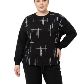 Фотография Свитер женский 6508 black р.50-56 "FSN" недорого оптом от прямого поставщика