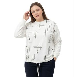 Фотография Свитер женский 6508 white р.50-56 "FSN" недорого оптом от прямого поставщика