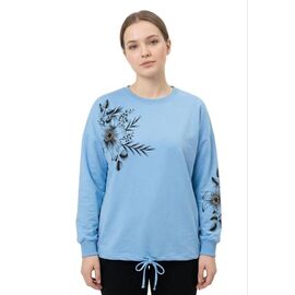 Фотография Свитер женский 6509 l.blue р.50-56 "FSN" недорого оптом от прямого поставщика