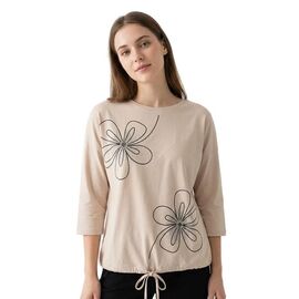 Фотография Свитер женский 6513 beige р.54-60 "FSN" недорого оптом от прямого поставщика