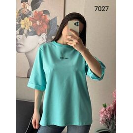 Фотография Футболка женская 7027 mint р.46-52 "FSN" недорого оптом от прямого поставщика