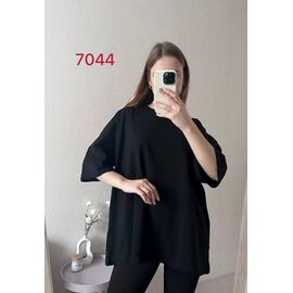 Фотография Футболка женская 7044 black р.52-58 "FSN" недорого оптом от прямого поставщика