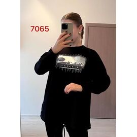 Фотография Свитер женский 7065 black р.46-52 "FSN" недорого оптом от прямого поставщика