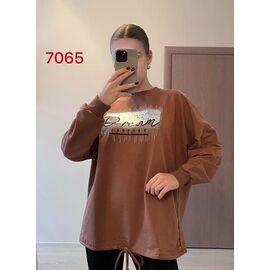 Фотография Свитер женский 7065 brown р.46-52 "FSN" недорого оптом от прямого поставщика