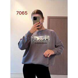 Фотография Свитер женский 7065 grey р.46-52 "FSN" недорого оптом от прямого поставщика