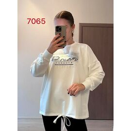 Фотография Свитер женский 7065 white р.46-52 "FSN" недорого оптом от прямого поставщика