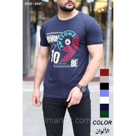 Фотография Футболка мужская с надписями р.S-2XL (8 кв.) "MODY" недорогой опцией от прямого поставщика