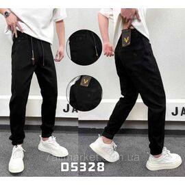 Фотография Джинсы Джоггеры мужские на резинке  размеры 29-36 "SKAY" недорого от прямого поставщика