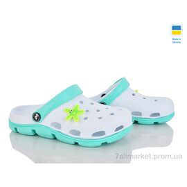 Крокси жіночі літні Літо 116211 білий (8 пар р.36-41) "LiBang" недорого оптом від прямого постачальника