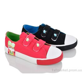 Кеди дитячі легкі Весна/осінь 72-10 mix (8 пар р.32-36) "LiBang" недорого оптом від прямого постачальника