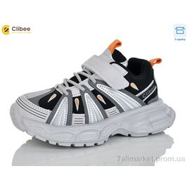 Фотография Кроссовки детские модные Весна/осень LC1194-3 grey (6 пар р.31-36) "Clibee-Apawwa" недорого оптом от прямого поставщика