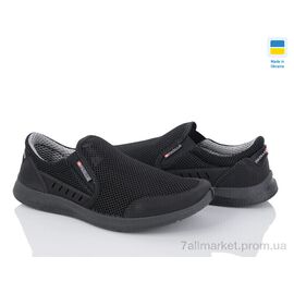 Кросівки чоловічі модні Літо A01 чорний (8 пар р.40-45) "Paolla" недорого оптом від прямого постачальника