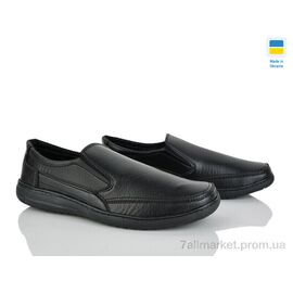 Туфлі чоловічі стильні Весна/осінь СКЛ5 чорний (8 пар р.40-45) "Paolla" недорого оптом від прямого постачальника