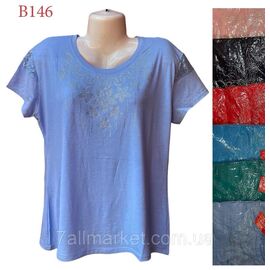 Футболка жіноча стильна  р-р 2XL-5XL (мікс кв) "Stella" недорого від прямого постачальника