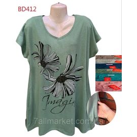 Туніка жіноча літня/батал розміри 5XL-8XL (кв.мікс) "STELLA" недорого від прямого постачальника