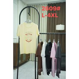 Футболка жіноча стильна р-р L-4XL (6кв) "KADENGQI" недорого від прямого постачальника