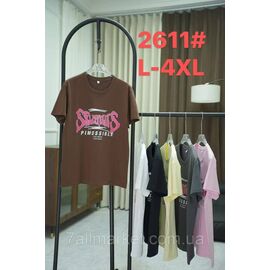 Футболка жіноча стильна р-р L-4XL (6кв) "KADENGQI" недорого від прямого постачальника