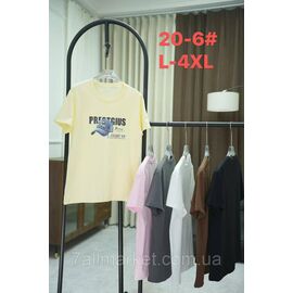 Футболка жіноча стильна р-р L-4XL (6кв) "KADENGQI" недорого від прямого постачальника