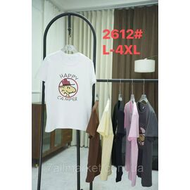 Футболка жіноча стильна р-р L-4XL (6кв) "KADENGQI" недорого від прямого постачальника