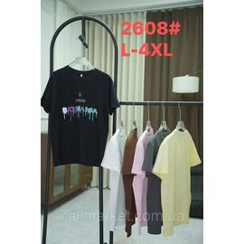 Футболка жіноча стильна р-р L-4XL (6кв) "KADENGQI" недорого від прямого постачальника