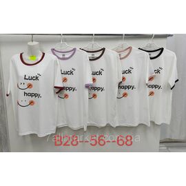 Футболка жіноча стильна р-р 56-68 (мікс кв) "KADENGQI" недорого від прямого постачальника