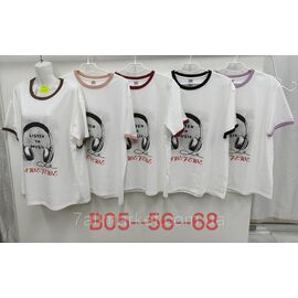 Футболка жіноча стильна р-р 56-68 (мікс кв) "KADENGQI" недорого від прямого постачальника