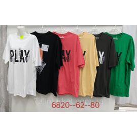 Футболка жіноча стильна р-р 62-80 (мікс кв) "KADENGQI" недорого від прямого постачальника