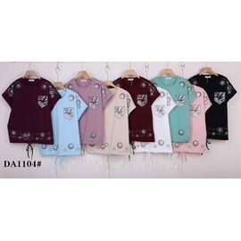 Футболка жіноча стильна р-р 54-62 (мікс кв) "KADENGQI" недорого від прямого постачальника