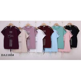 Футболка жіноча стильна р-р 54-62 (мікс кв) "KADENGQI" недорого від прямого постачальника