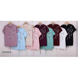 Футболка жіноча стильна р-р 58-65 (мікс кв) "KADENGQI" недорого від прямого постачальника