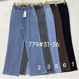 Джинси жіночі 779-6 brown р.31-36 "Immei" недорого оптом від прямого постачальника