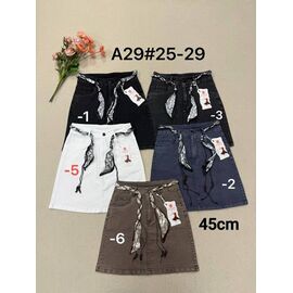 Фотография Юбка женская A29-1 black р.25-29 "Immei" недорого оптом от прямого поставщика