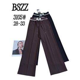 Жіночі штани 3105 brown р.28-33 "Immei" недорого оптом від прямого постачальника