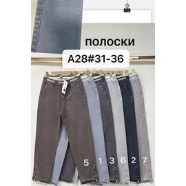 Джинси жіночі A28-3 d.grey р.31-36 "Immei" недорого оптом від прямого постачальника