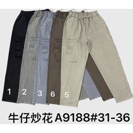 Жіночі штани A9188-1 black р.31-36 "Immei" недорого оптом від прямого постачальника