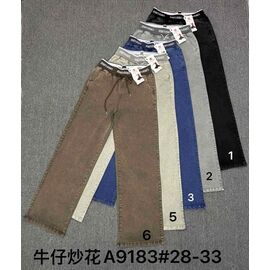 Джинси жіночі A9183-6 brown р.28-33 "Immei" недорого оптом від прямого постачальника