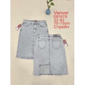 Фотография Юбка женская D81979 l.grey р.32-42 "Vanver" недорого оптом от прямого поставщика