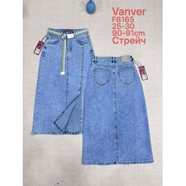 Фотография Юбка женская F8165 l.blue р.25-30 "Vanver" недорого оптом от прямого поставщика