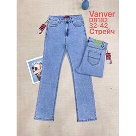 Джинси жіночі D8182 l.blue р.32-42 "Vanver" недорого оптом від прямого постачальника