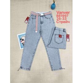Джинси жіночі B81997 l.grey р.28-33 "Vanver" недорого оптом від прямого постачальника