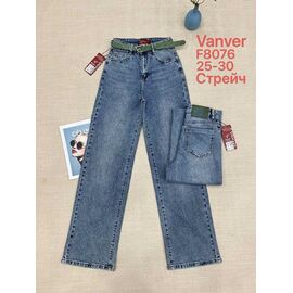 Джинси жіночі F8076 blue р.25-30 "Vanver" недорого оптом від прямого постачальника