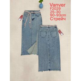 Фотография Юбка женская F2029 blue р.25-30 "Vanver" недорого оптом от прямого поставщика