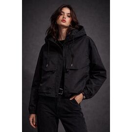 Фотография Ветровка женская 26520 black р.M-XL "Zalov" недорого оптом от прямого поставщика