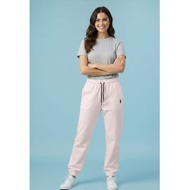 Штани спортивні жіночі ZW1279 l.pink р.S-L "Zalov" недорого оптом від прямого постачальника