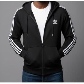 Кофта спортивна чоловіча ZW1295 black р.46-54 "Zalov" недорого оптом від прямого постачальника