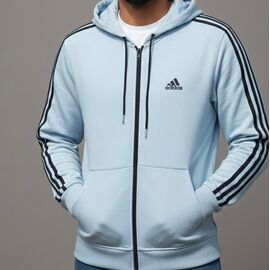 Кофта спортивна чоловіча ZW1296 l.blue р.46-54 "Zalov" недорого оптом від прямого постачальника