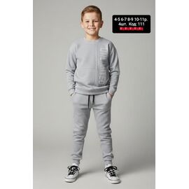 Фотография Костюм детский спортивный на мальчика 111 grey р.10-11 "iBamBino" недорого оптом от прямого поставщика