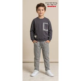 Фотография Костюм детский спортивный на мальчика 112 grey р.10-11 "iBamBino" недорого оптом от прямого поставщика