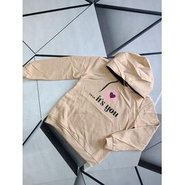 Фотография Худи детский на девочку IB774 beige р.13-16 "iBamBino" недорого оптом от прямого поставщика