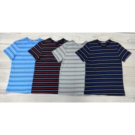 Футболка чоловіча 001-1 black-red р.48-56 "Samo" недорого оптом від прямого постачальника